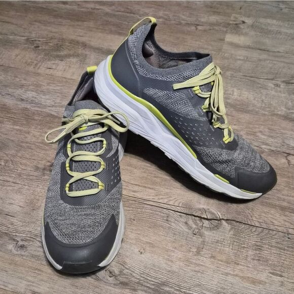 The North Face Vectiv Escape Running Shoe Zinc Grey Sulpher Spring Green Mens 10 - Picture 1 of 7